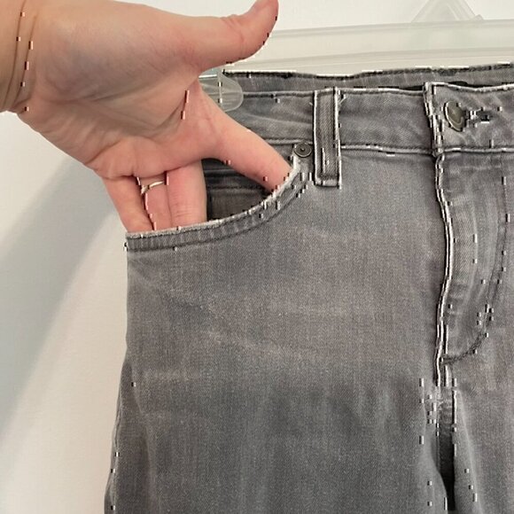 JOE'S JEANS JOES JEANS Skinny Ankle Jeans Gray Faded Stretch Cropped Crop 26 W26 - Picture 9 of 12